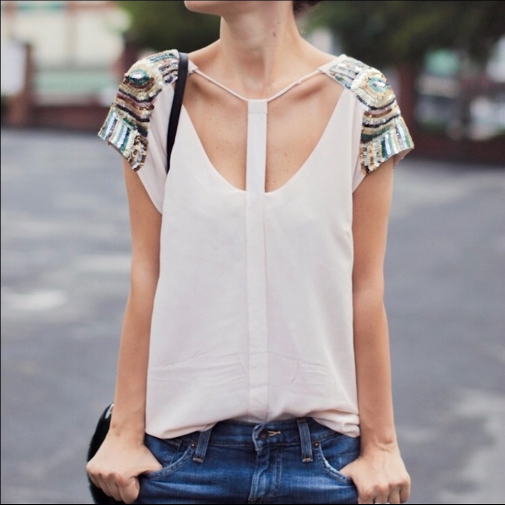 Aryn K Blouse